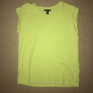 Neon yellow top